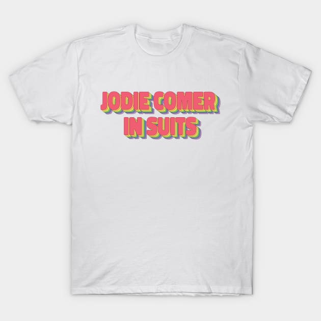 Jodie Comer Villanelle T-Shirt by ColoredRatioDesign